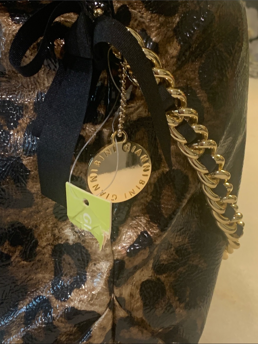 Gianni Bini Leopard and Tan Satchel - Picture 4 of 15